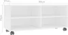 Mobile TV con rotelle bianco 90x35x35 cm materiale legno Anteprima dell’immagine prodotto 6