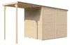 Alpholz Gerätehaus Mollie Plus 395x199cm mit 14mm Produktbild-Vorschau 12