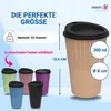 Kaffeebecher to go 300 ml - Becher mit Deckel & Produktbild-Vorschau 3