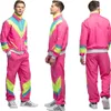 Trainingsanzug „Retro Dude” Herren – Neonrosa M Produktbild-Vorschau 6