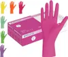 Unigloves MAGENTA PEARL Nitrilhandschuhe 7-8 Medium 100 Produktbild-Vorschau 1