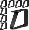 Klipsy do obrusów Aongray stal nierdzewna 8 sztuk czarny Podgląd zdjęcia produktu 1