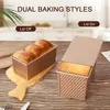 Brotbackform Mit Deckel 2er Set, 21 * 11,5 * 11cm + 19 * Produktbild-Vorschau 4