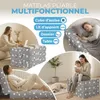 ELONEO Matelas pliant, matelas d'invité, matelas pliable en Voir les images du produit 3