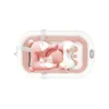 Baby Badewanne Faltbare mit Thermometer und Badekissen Anti Produktbild-Vorschau 3