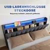 MODFU, letto idraulico imbottito, 180 x 200 cm, letto Anteprima dell’immagine prodotto 6