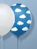 PartyDeco SB14P-230-001-6, Spielzeugballon, Latex, Blau, Produktbild-Vorschau 6