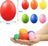 48x Ostereier zum Hängen Bunt | Bunte Plastik Ostern Eier Produktbild-Vorschau 2