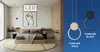 Lampa wisząca FOREVER LED 11W 660lm 4000K IP20 złota – Podgląd zdjęcia produktu 4