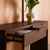 sweeek - Konsole Holzdekor 2 Schubladen 120 cm - Produktbild-Vorschau 6