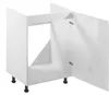 Dolní dřezová skříňka ARBOR - šířka 60 cm, lesklá bílá / Náhled obrázku produktu 2