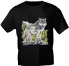 T-Shirt mit Print - Wolf - 10846 - versch. Farben zur Wahl Produktbild-Vorschau 1