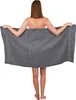 Drap de douche Premium anthracite 70 x 140 cm de Betz Voir les images du produit 1