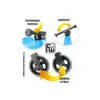 Hulajnoga FUNNY WHEELS Rider SuperSport fioletowa 2w1 + Podgląd zdjęcia produktu 13