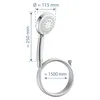 61850 TORINO Handbrause-Set, Chrom Produktbild-Vorschau 4
