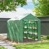Outsunny folietunnel met planken, model 845-696 Productafbeelding-voorbeeld 2
