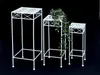 DanDiBo Blumenhocker Weiß Metall Eckig Blumenständer 96314 Produktbild-Vorschau 5
