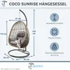 Destiny Hängesessel COCO SUNRISE inkl. Gestell und Polster, Produktbild-Vorschau 6