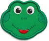 Affenzahn Patches Schulranzen-Zubehör Klett Badge Frog grün Produktbild-Vorschau 1