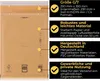 Logic Pack 25 Braune Luftpolsterumschläge G7 Gepolsterte Produktbild-Vorschau 2