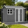 Geräteschuppen Gerätehaus Metall Gartenhaus Satteldach Produktbild-Vorschau 2