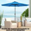 COSTWAY Parasol 300cm avec 8 baleines, éclairage solaire Voir les images du produit 9