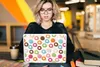 MuchoWow® Laptop Aufkleber Sticker Cover Muster - Donut - Produktbild-Vorschau 5