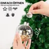 Set de 24 boules de Noël Ø 8 cm en plastique transparent Voir les images du produit 4