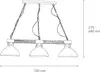 Lampada a sospensione vintage "Hakon" in metallo legno Anteprima dell’immagine prodotto 9