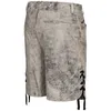 PAULGOS Herren Trachten Lederhose Kurz - HK6 ANTIK - Echtes Produktbild-Vorschau 2