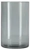 Vase Zylinder Glas dunkelgrau transparent Dekoration Produktbild-Vorschau 3