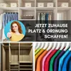HOOZ Kleiderstange Chrom mit Halterung in 5 Längen 60 - Produktbild-Vorschau 4