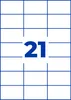 Avery 3652-10, Biały, Prostokąt, Na stałe, A4, Papier, Podgląd zdjęcia produktu 3