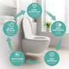 BENKSTEIN Premium toiletbril - antibacterieel, D-vorm, wit Productafbeelding-voorbeeld 2