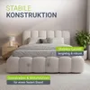 Juskys Polsterbett Catania - Bubble Design - 140 x 200 cm - Produktbild-Vorschau 6
