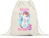 Bäääm Ich Bin 3 Turnbeutel Gymsack Einhorn 3. Geburtstag Produktbild-Vorschau 1
