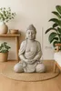 NEUSTEIN XXXL Großer Buddha 70 cm Steinfigur Garten Deko Produktbild-Vorschau 2