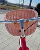Weidenfahrradkorb, schmutziges Rosa, mit Riemen, Dumpy, Produktbild-Vorschau 7