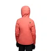 Damen Hardshelljacke "Recon Stretch LT Shell" von Black Diamond in leuchtendem Korallenrot; von hinten betrachtet. Produktbild-Vorschau