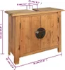 A wooden bathroom cabinet with dimensions indicated by purple lines and text. Anteprima dell’immagine prodotto