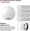 LED Deckenleuchte mit Bewegungsmelder, rund, schw./w. 14W WW Produktbild-Vorschau