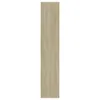 A narrow, vertical piece of furniture with a wood grain texture. Náhled obrázku produktu
