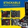 KINZO Jeu d'outils 16672, 187 pièces, dans un coffret à Voir les images du produit 17