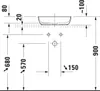 DURAVIT 268013FG00 Sivida SET,ASB r.400 B.Auß.Weiß Sdm. Produktbild-Vorschau 3
