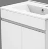 Badmöbel set 60cm Weiß Matt Badezimmermöbel Unterschrank Produktbild-Vorschau 4
