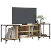 vidaXL Armoire TV Chêne Sonoma 153x37x50 cm Bois composite Voir les images du produit 3