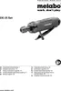Metabo Druckluft-Geradschleifer DG25 Set 113 Liter/min Anteprima dell’immagine prodotto 4