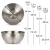Schüsselset 4-teilig aus Premium-Edelstahl 304 (18/8) Produktbild-Vorschau 2