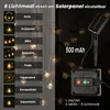 LUMILED Solar Lichterkette für Außen 10,5M 30x LED Lampen + Produktbild-Vorschau 6