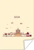 MuchoWow® Poster Indien - Goa - Skyline 120x180 cm - Produktbild-Vorschau 1